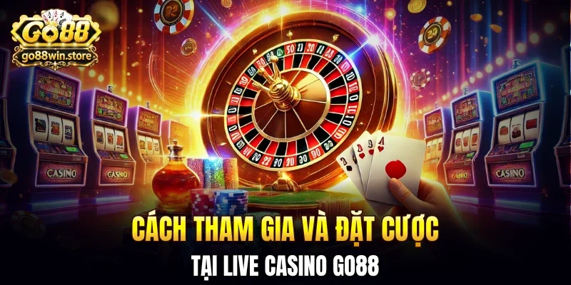 Cách tham gia và đặt cược tại live casino GO88